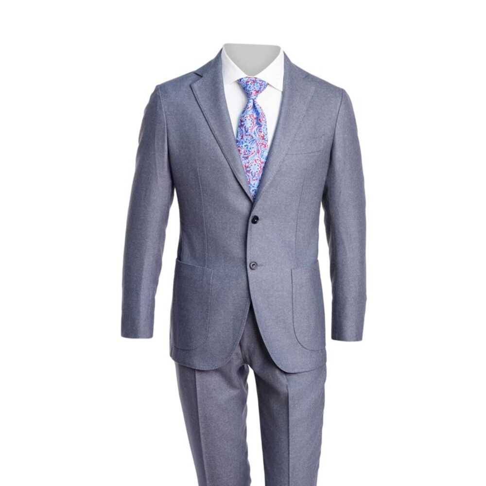 Sartorio Solid Virgin Wool-Silk Suit